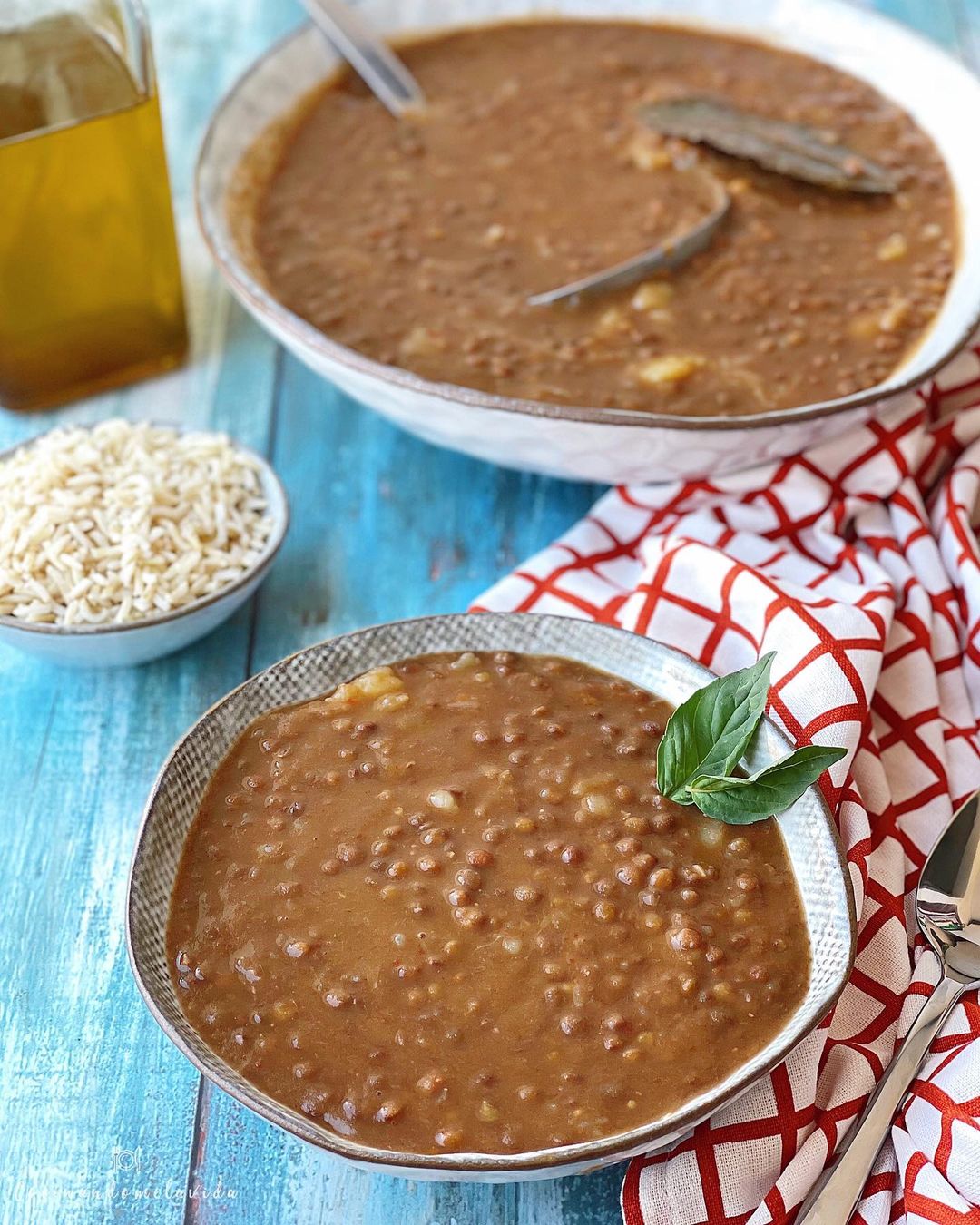 LENTEJAS ESTOFADAS CON VERDURAS