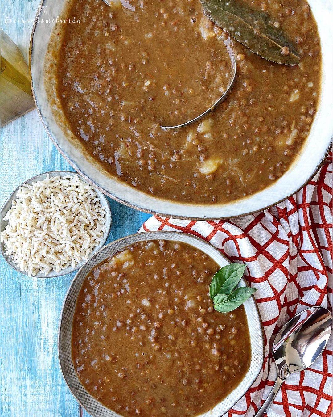 LENTEJAS ESTOFADAS CON VERDURAS
