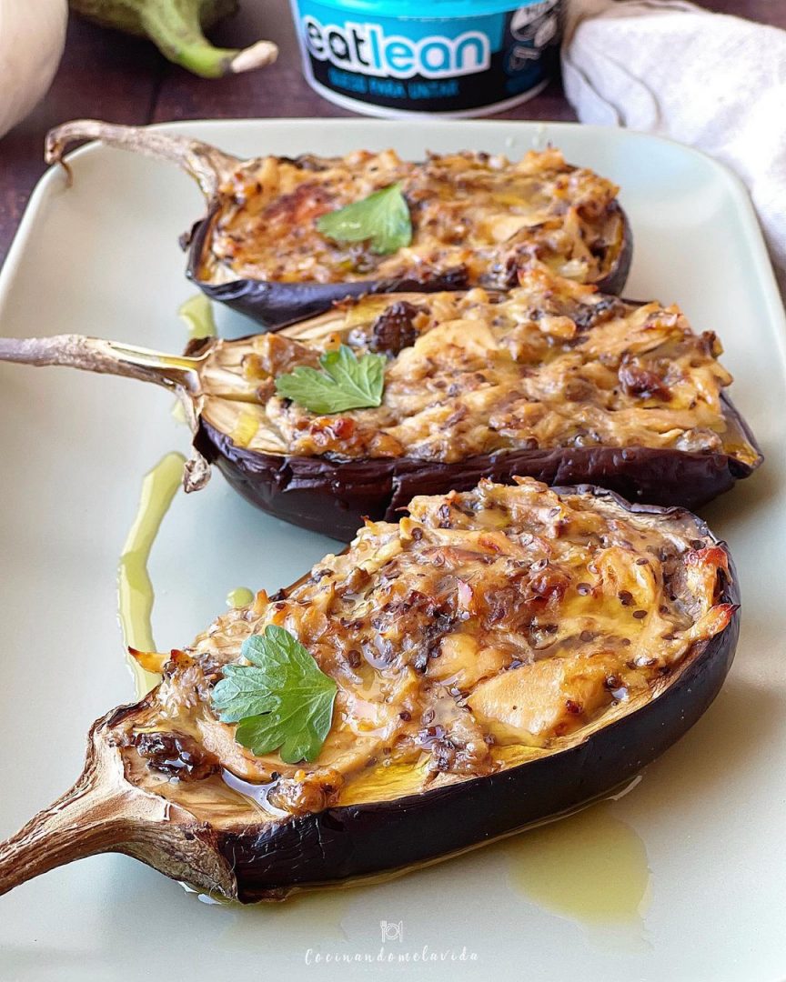 BERENJENAS RELLENAS DE CREMOSO DE BONITO