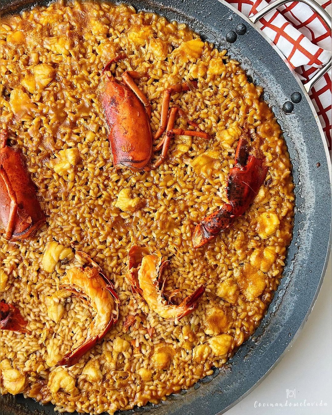 ARROZ CON RAPE Y BOGAVANTE
