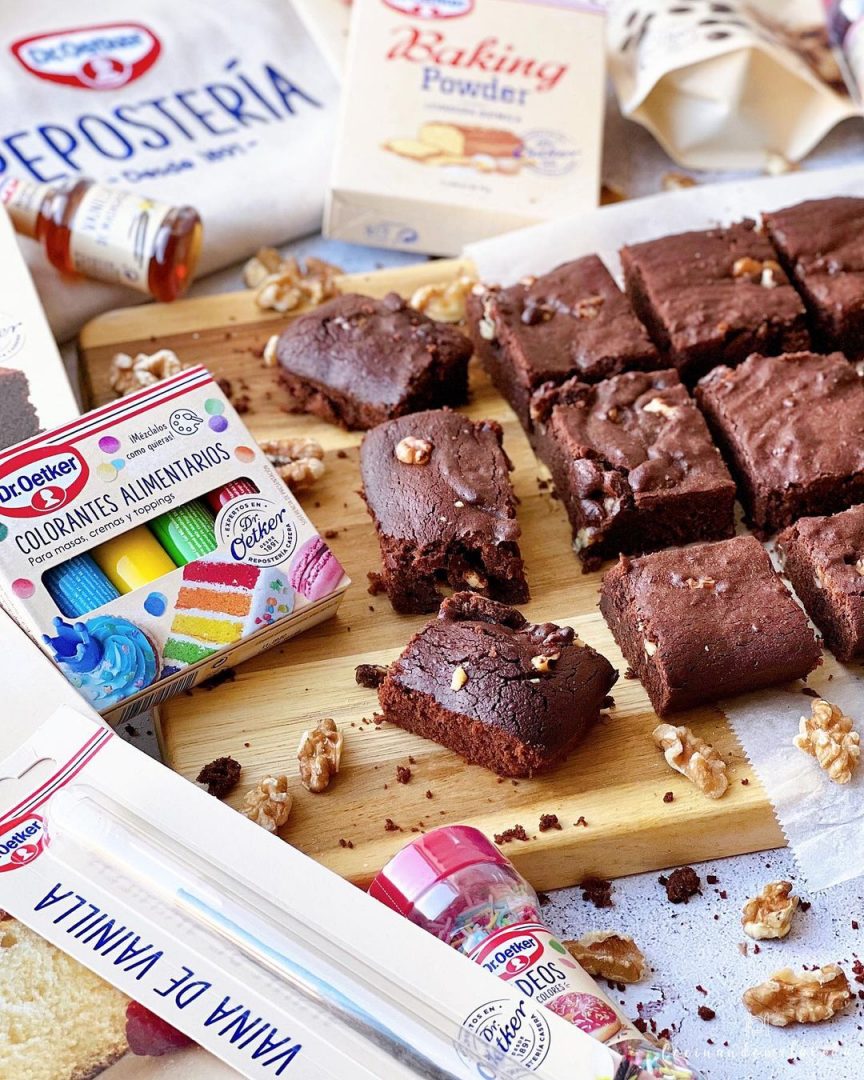 BROWNIE CON HARINA DE GARBANZO