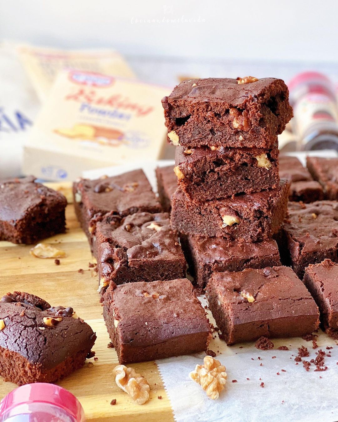 BROWNIE CON HARINA DE GARBANZO