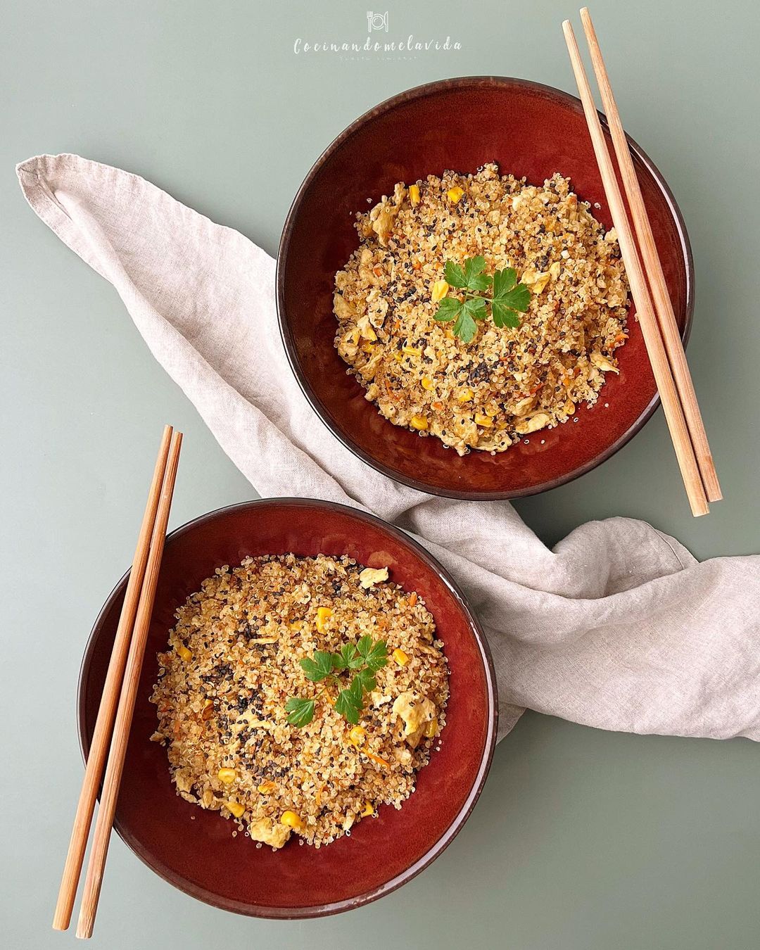 QUINOA CON TORTILLA