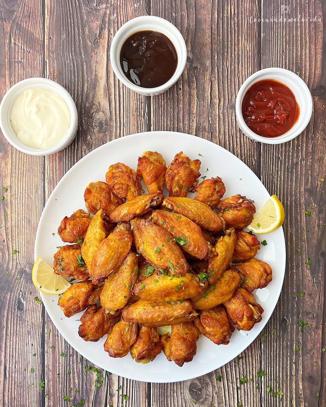 ALITAS DE POLLO ADOBADAS AL HORNO