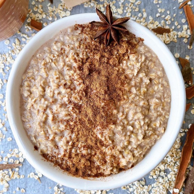 GACHAS DE AVENA CON CANELA