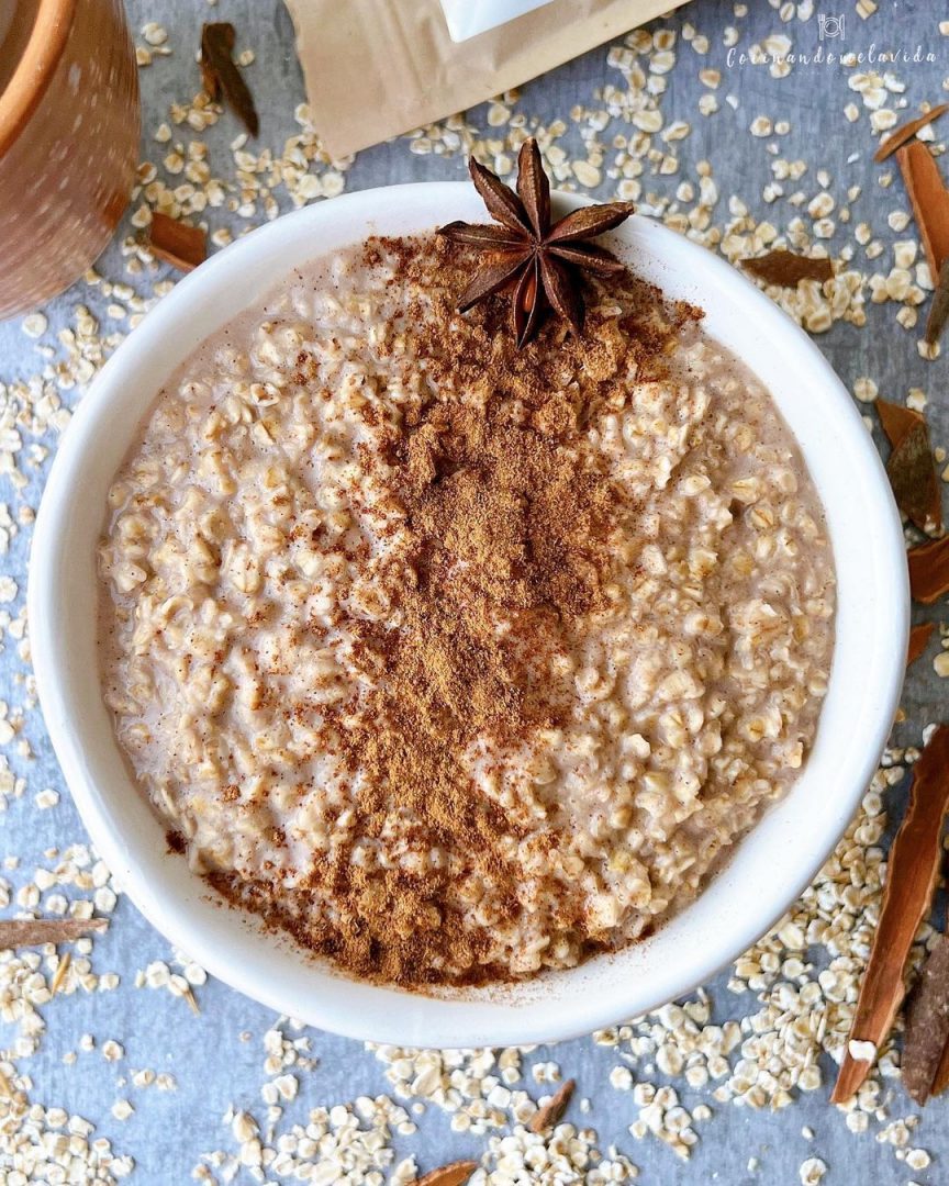 GACHAS DE AVENA CON CANELA