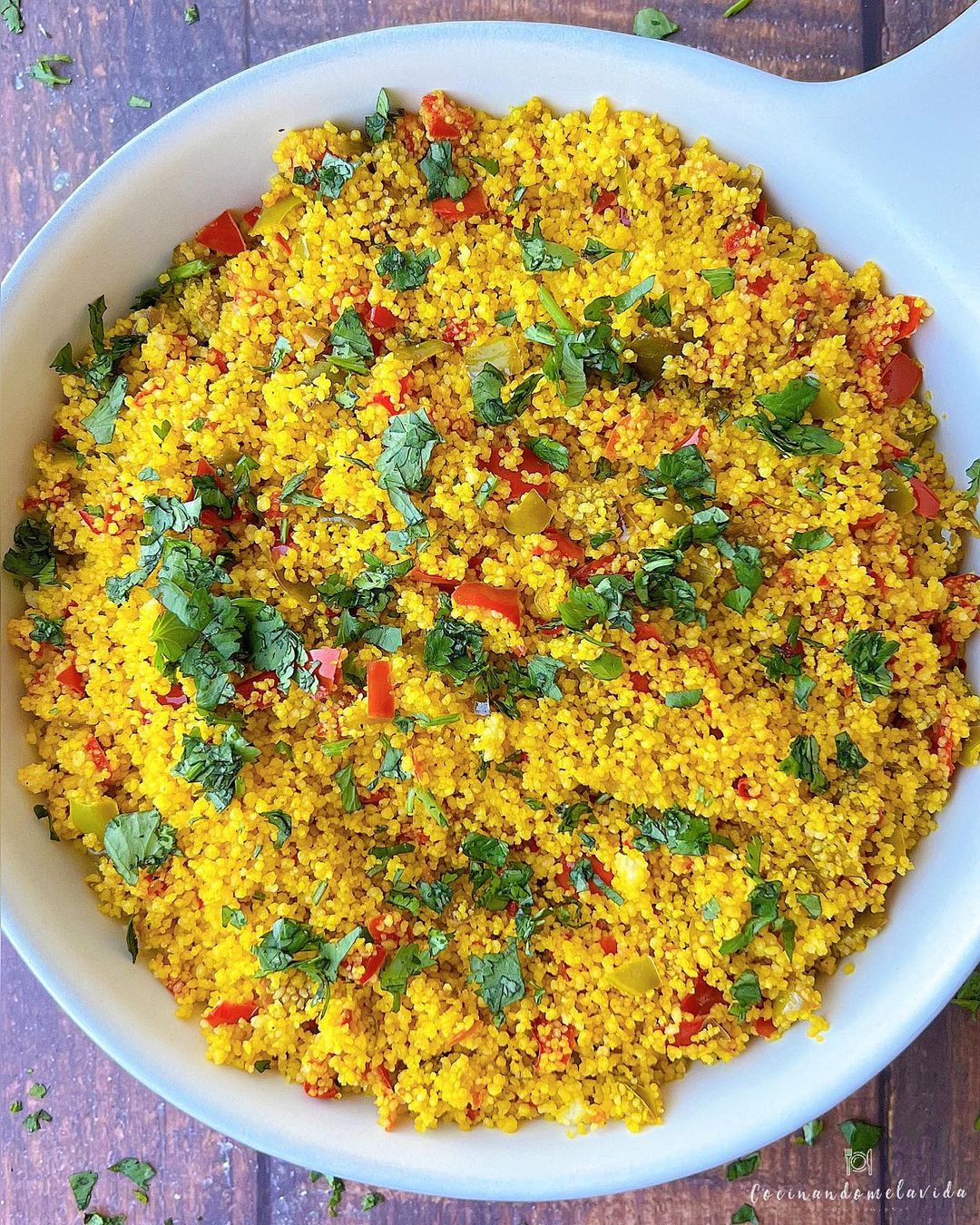 CUSCÚS CON PIMIENTOS AL CURRY