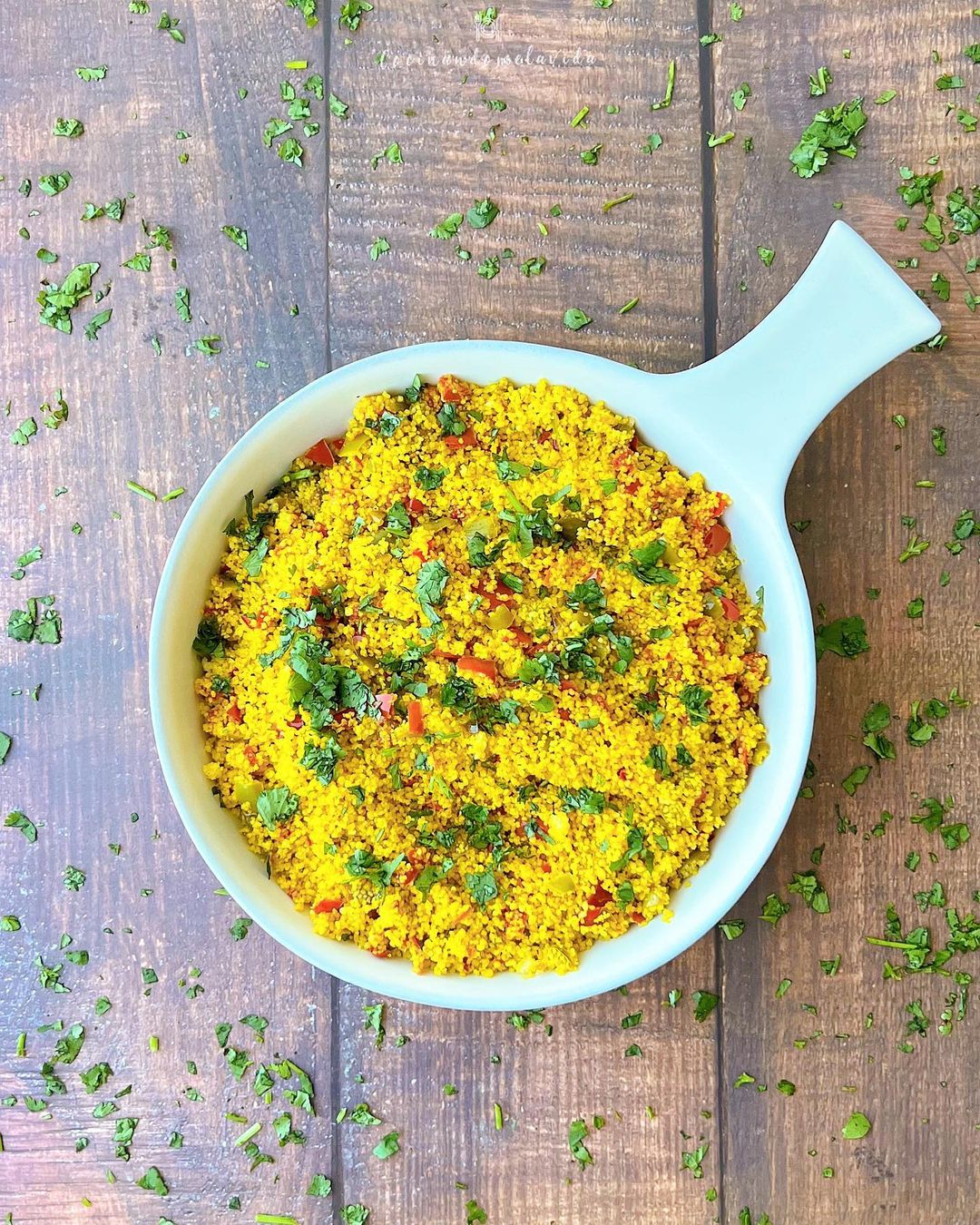 CUSCÚS CON PIMIENTOS AL CURRY