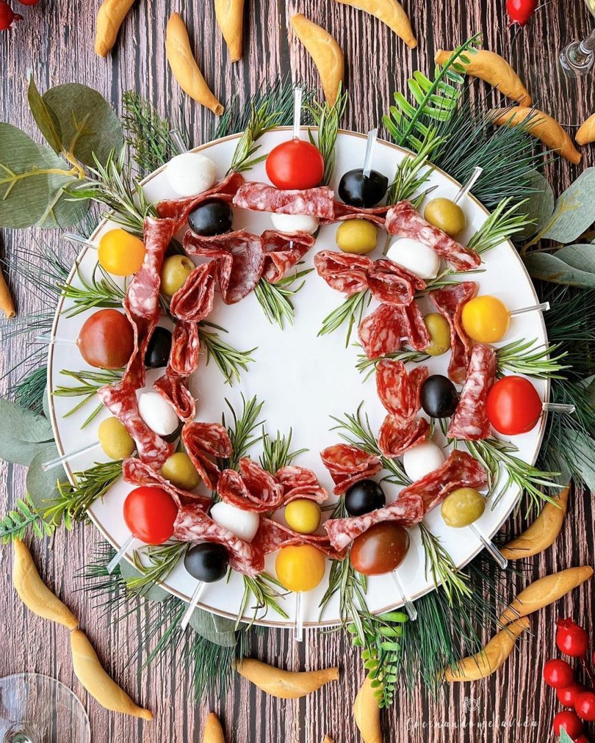 CORONA DE BROCHETAS