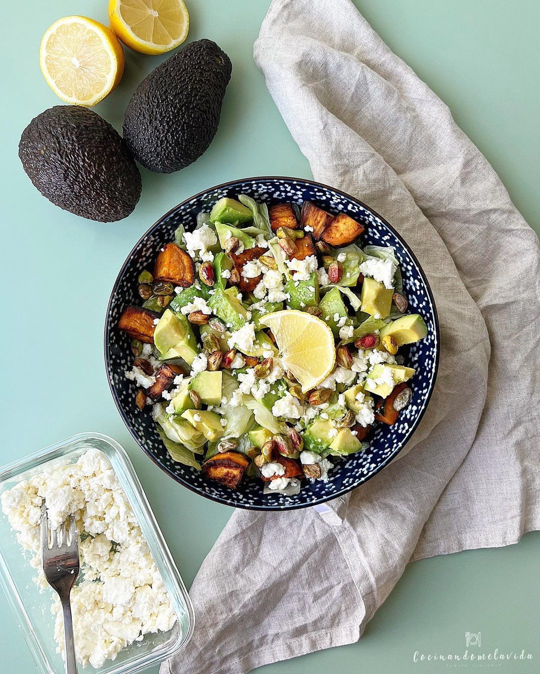 ENSALADA DE BONIATO Y FETA