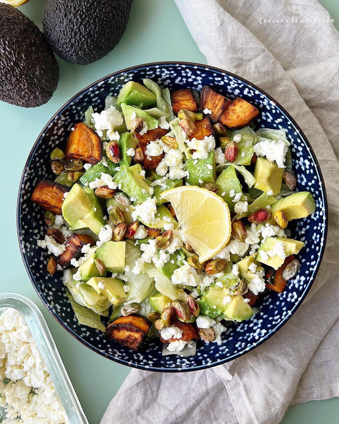 ENSALADA DE BONIATO Y FETA