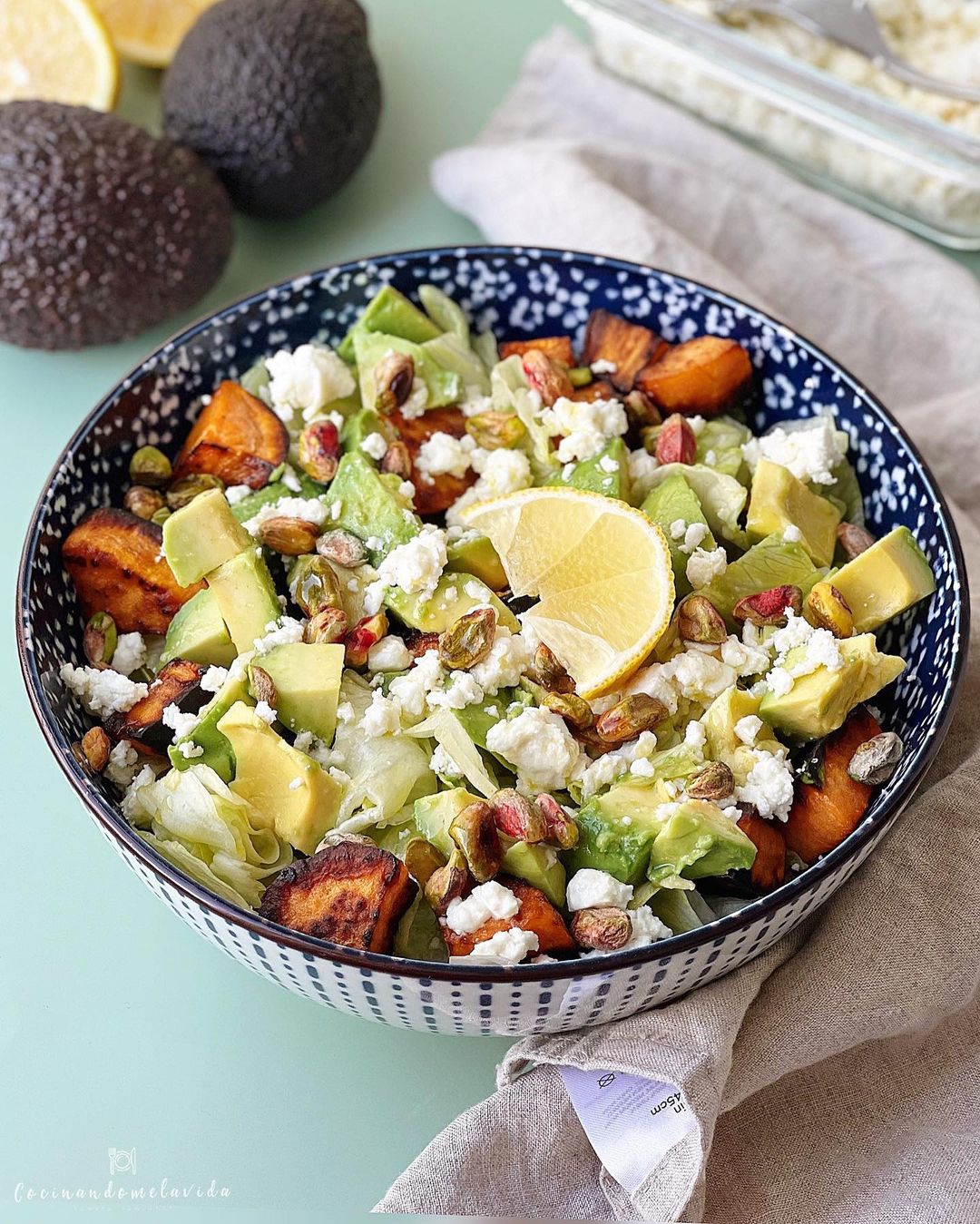 ENSALADA DE BONIATO Y FETA