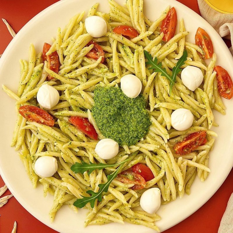 PASTA AL PESTO DE RÚCULA