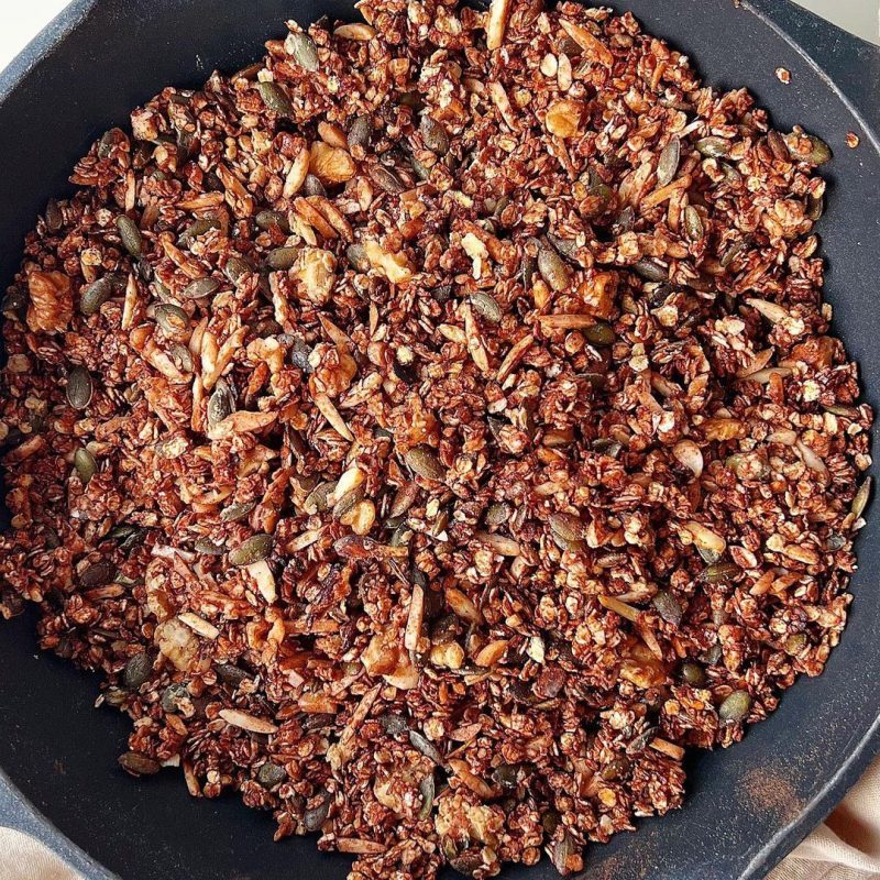 GRANOLA CASERA EN SARTÉN