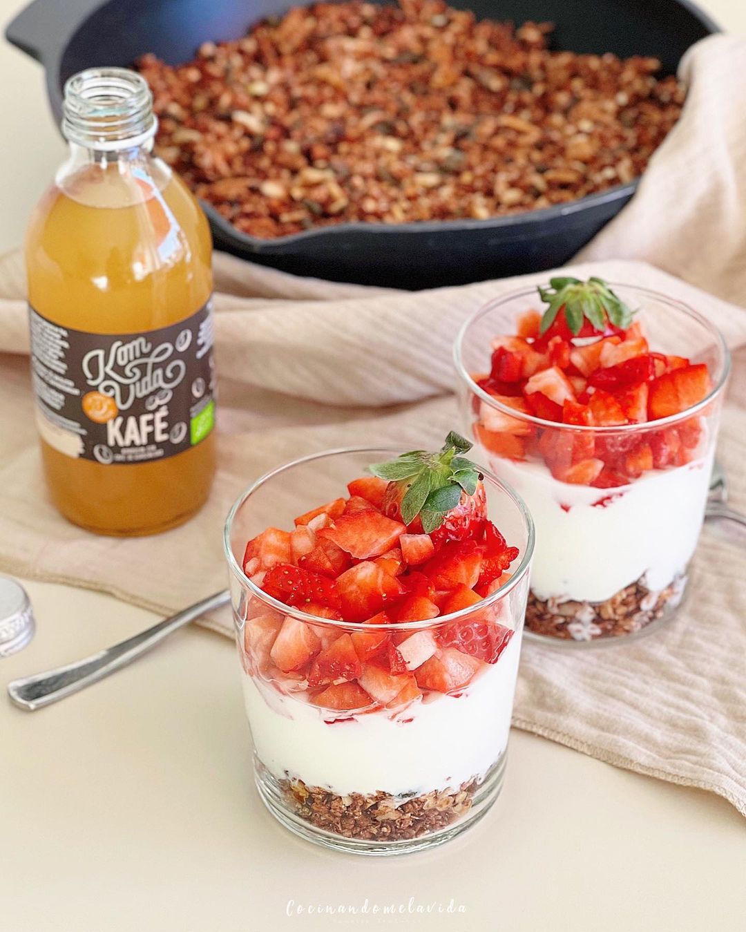 GRANOLA CASERA EN SARTÉN