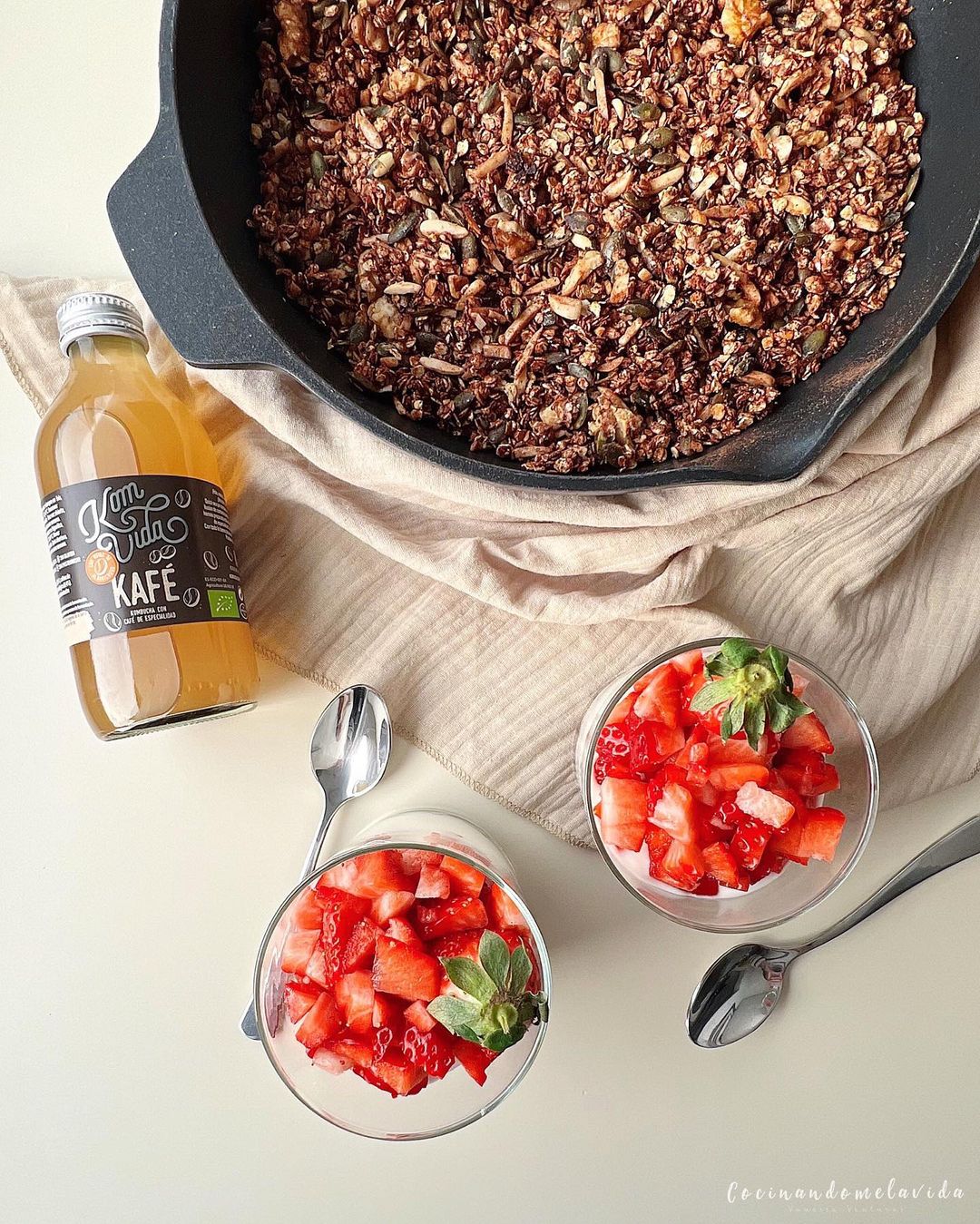 GRANOLA CASERA EN SARTÉN