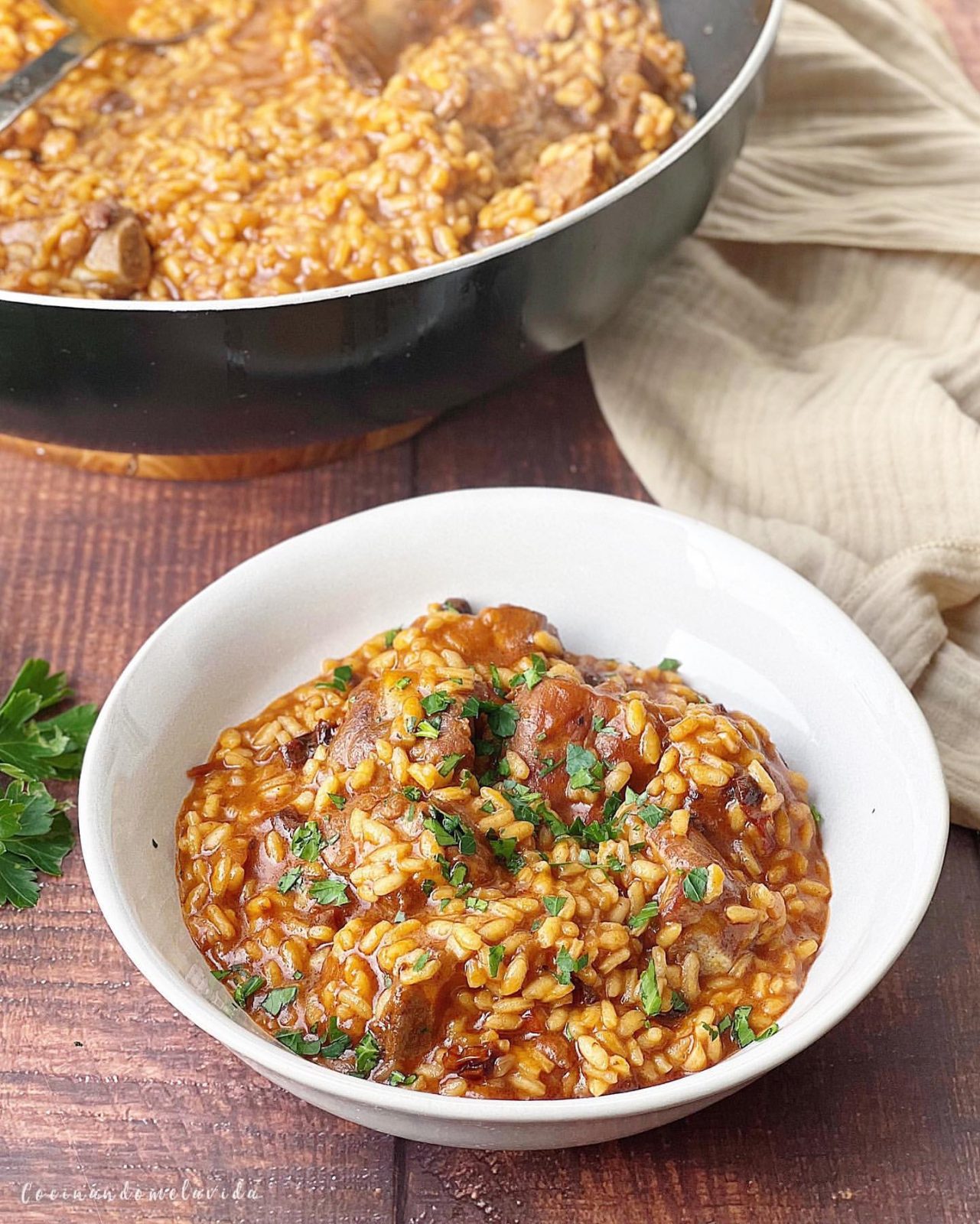 ARROZ MELOSO CON COSTILLAS