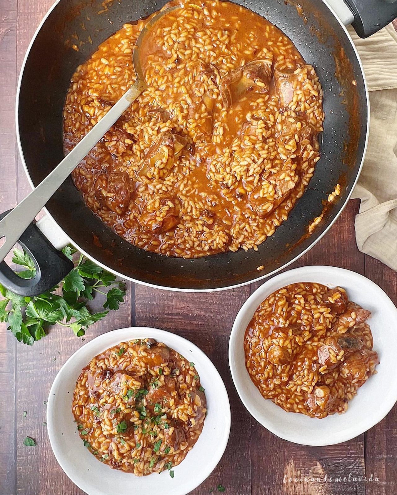 ARROZ MELOSO CON COSTILLAS