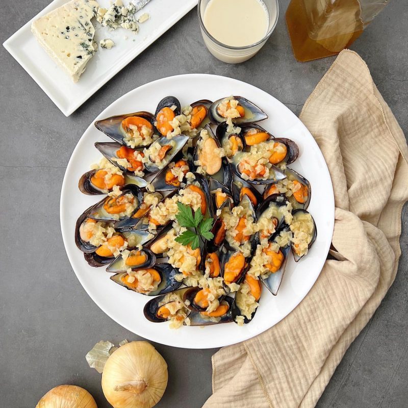 MEJILLONES AL ROQUEFORT