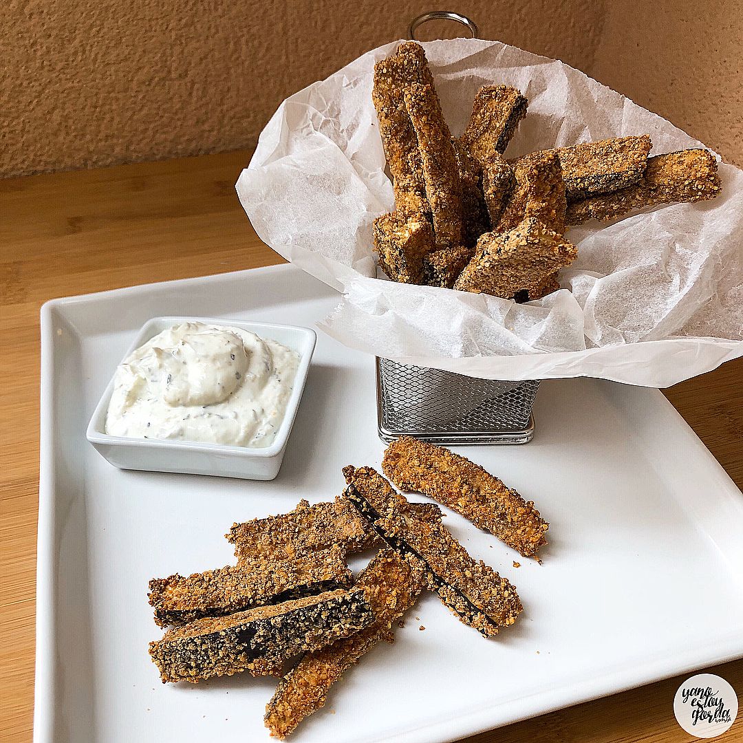 Palitos de berenjena con queso Palitos de berenjena con queso