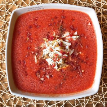 Gazpacho de fresas