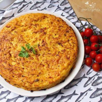TORTILLA DE PATATA RALLADA AL HORNO