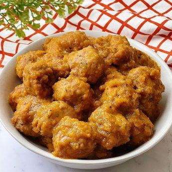 ALBÓNDIGAS EN SALSA DE CALABAZA
