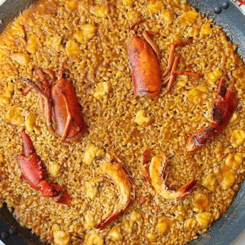 ARROZ CON RAPE Y BOGAVANTE