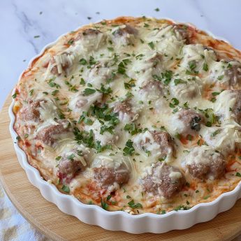 PASTEL DE PATATA CON ALBÓNDIGAS