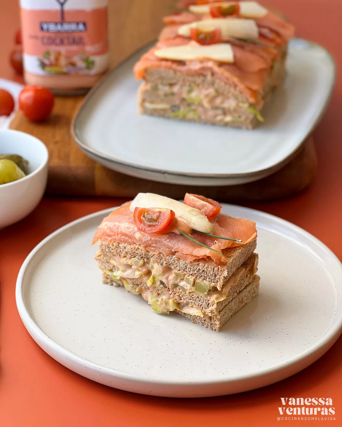 PASTEL FRÍO DE SALMÓN