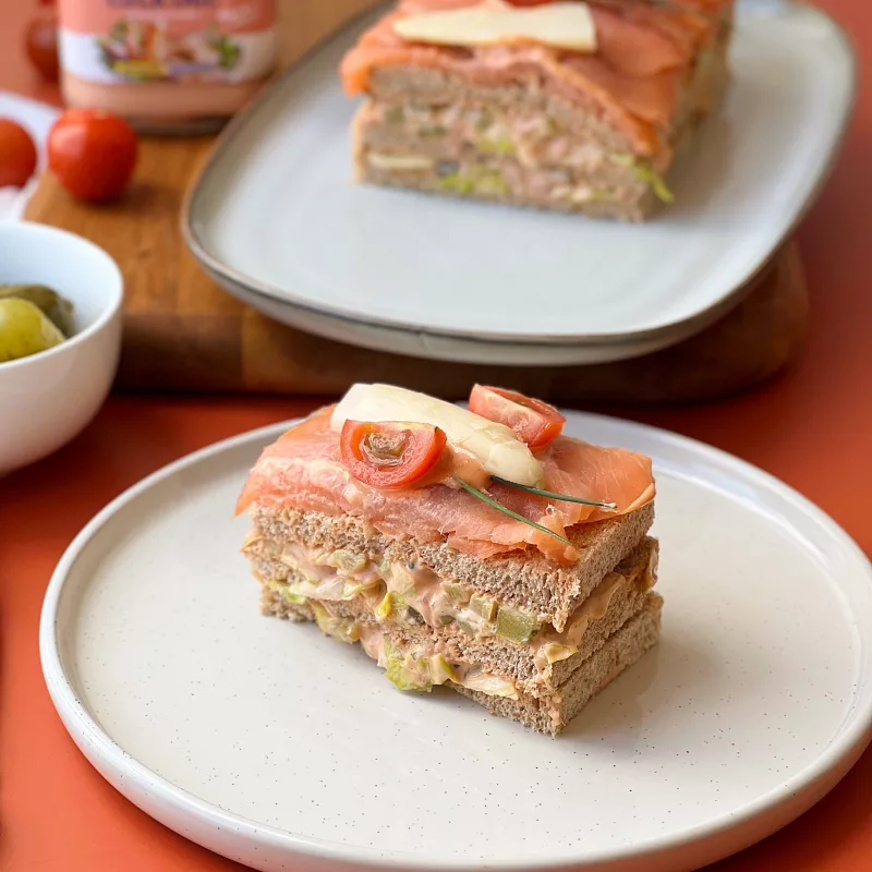 PASTEL FRÍO DE SALMÓN