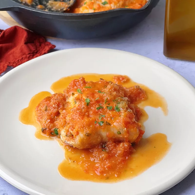 MERLUZA EN SALSA DE TOMATE
