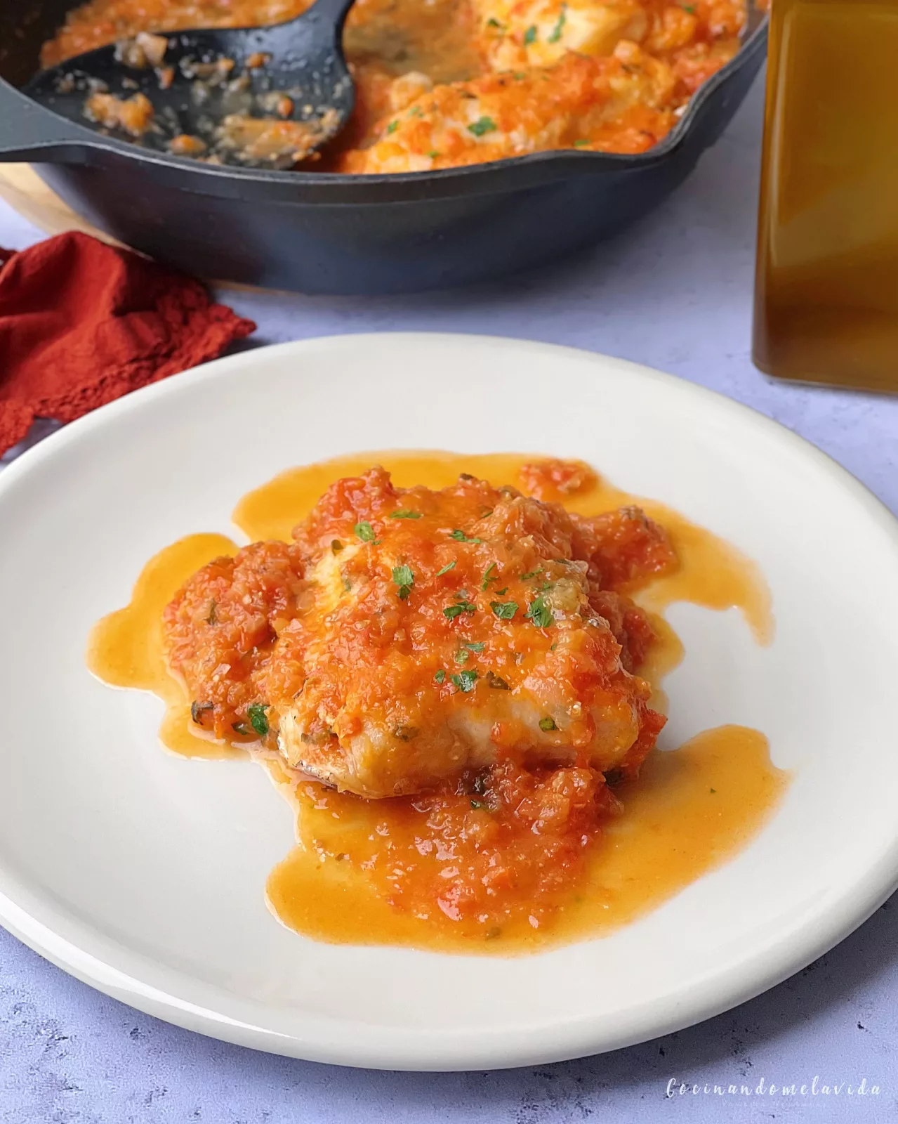 MERLUZA EN SALSA DE TOMATE