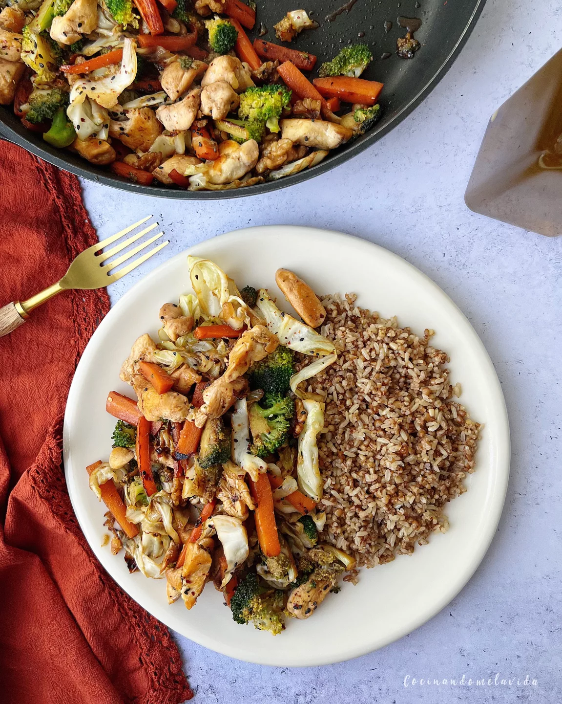 VERDURAS CON POLLO