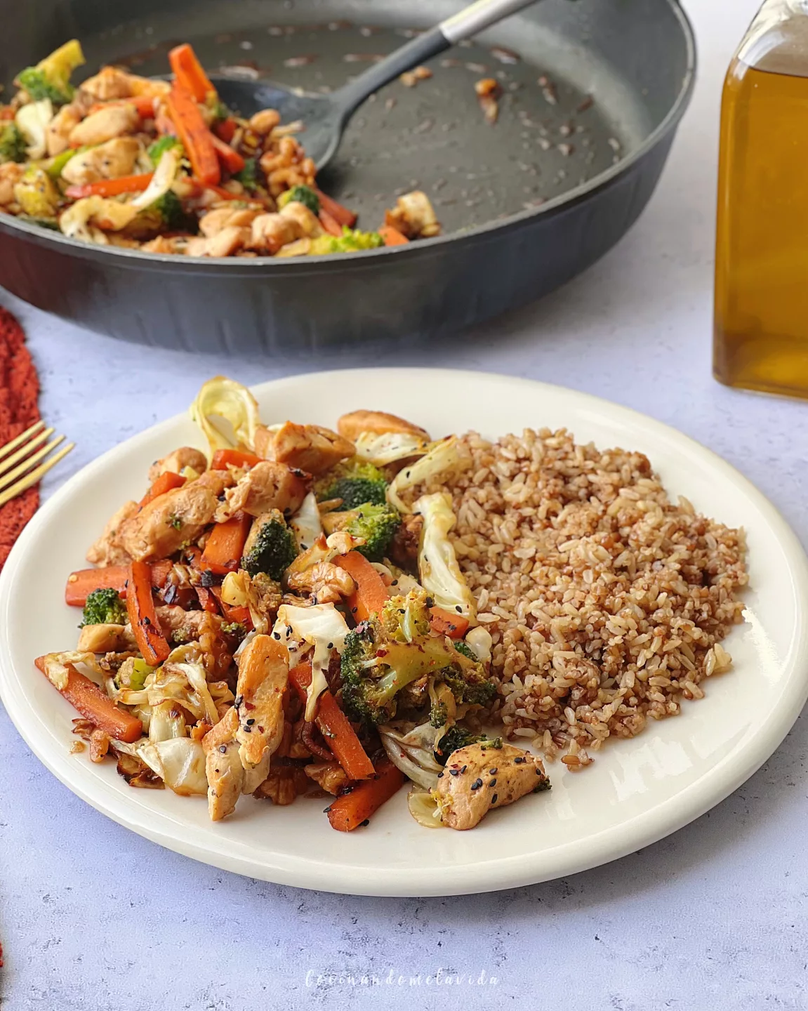 VERDURAS CON POLLO