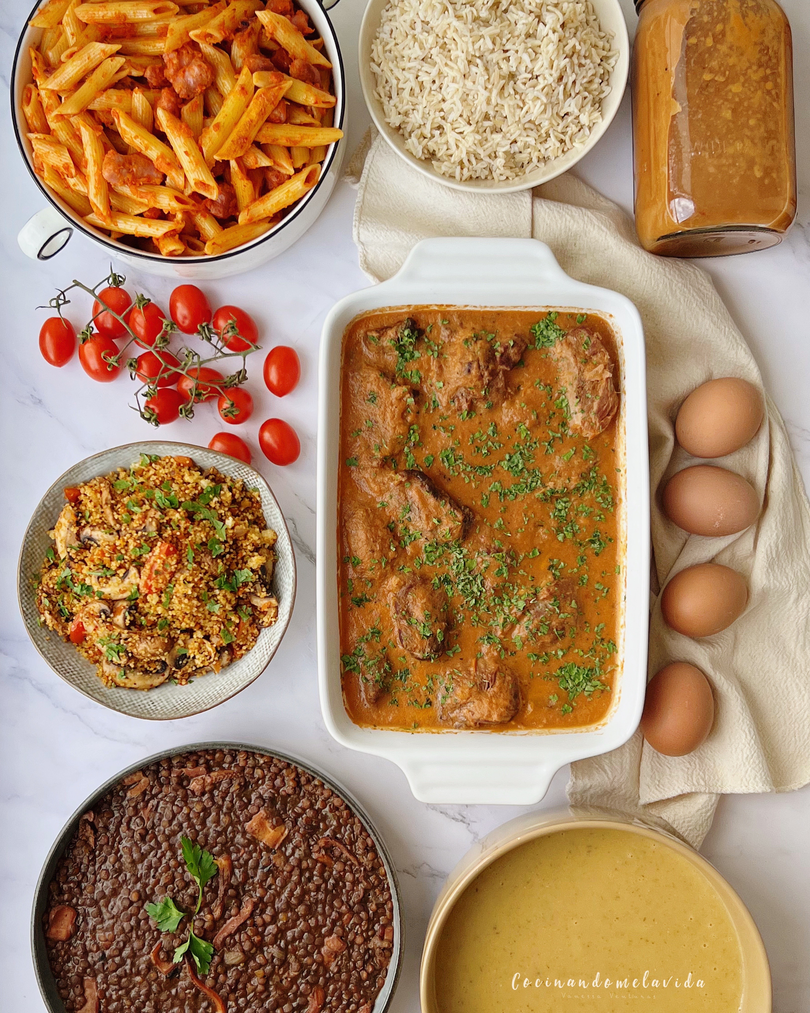 BATCH COOKING + RECETAS 12 DE FEBRERO 2023