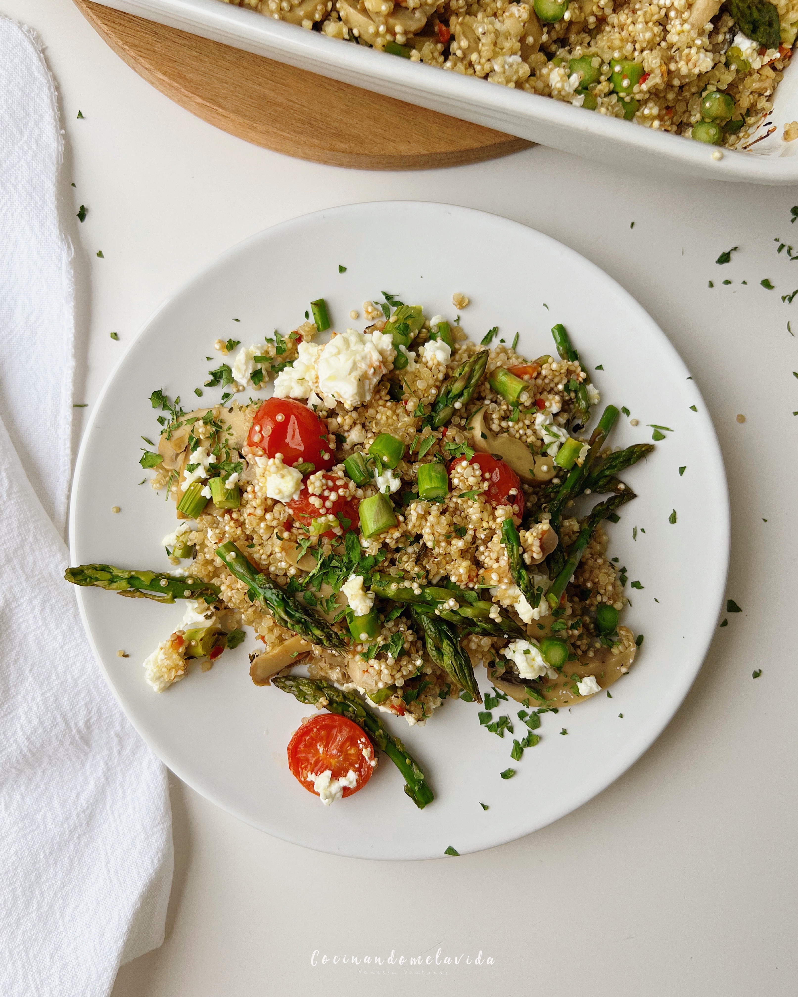 QUINOA AL HORNO CON VERDURAS QUINOA AL HORNO CON VERDURAS