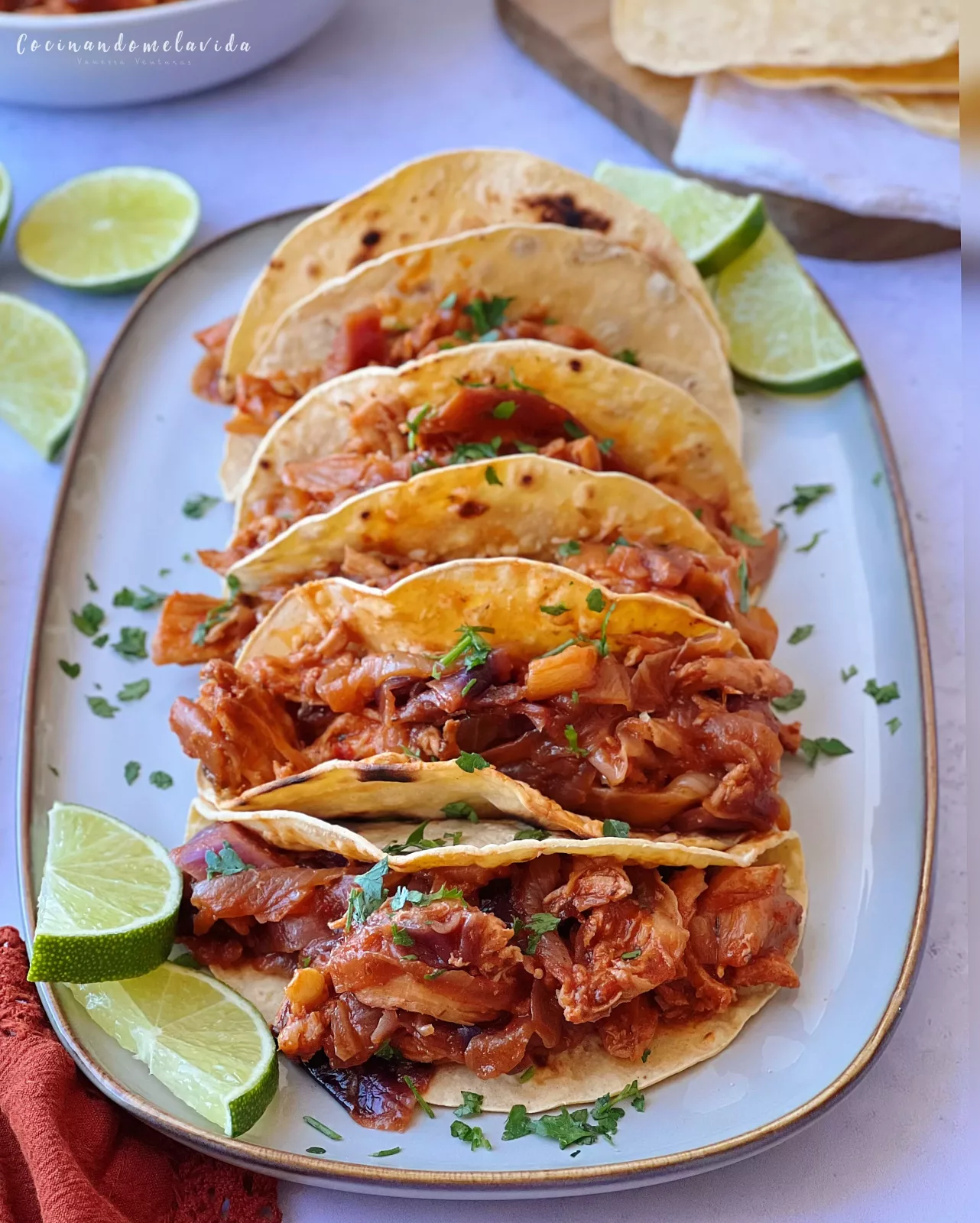 TACOS DE POLLO FÁCILES