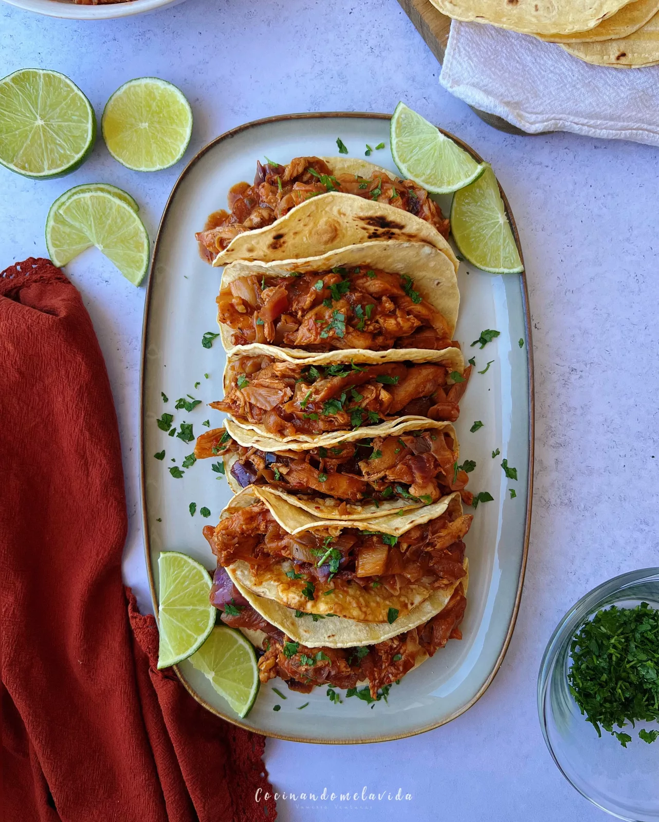 TACOS DE POLLO FÁCILES