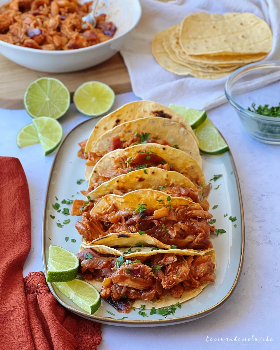 TACOS DE POLLO FÁCILES