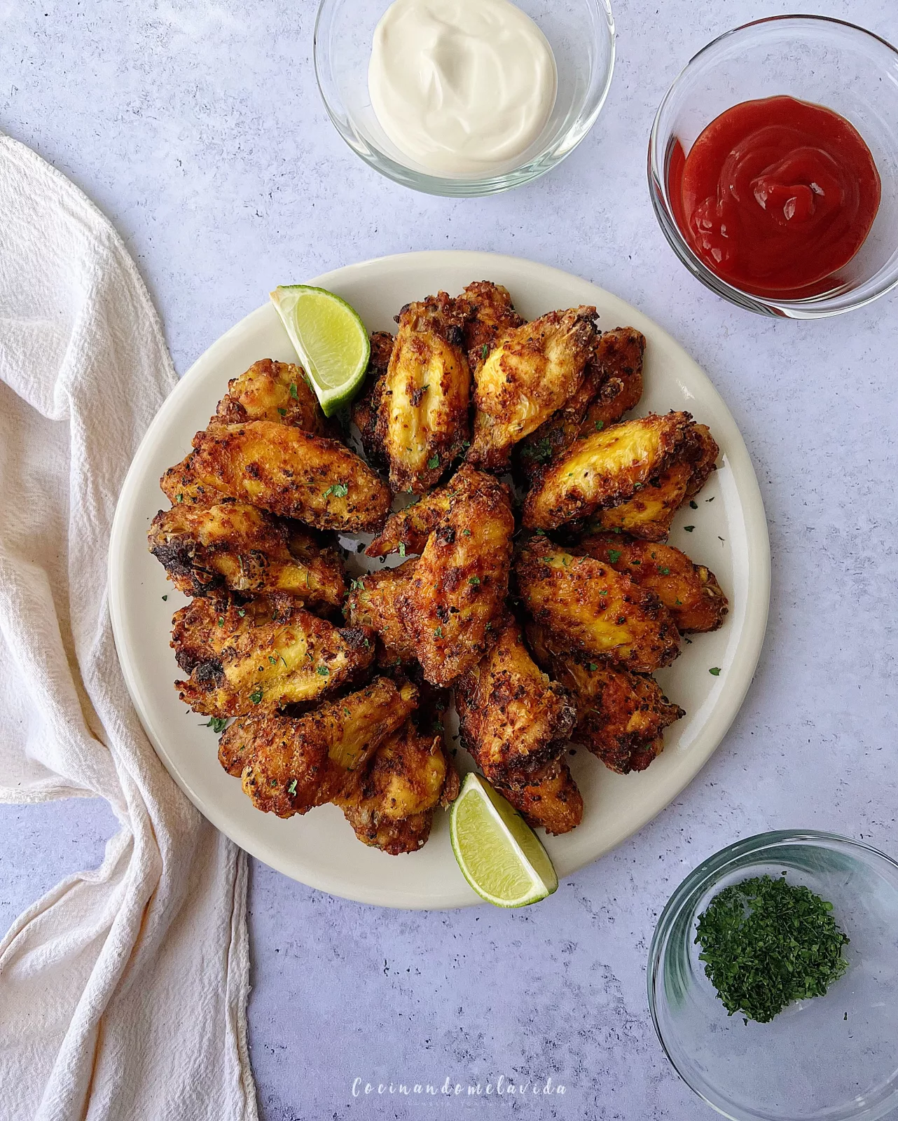 ALITAS DE POLLO REBOZADAS EN AIRFRYER