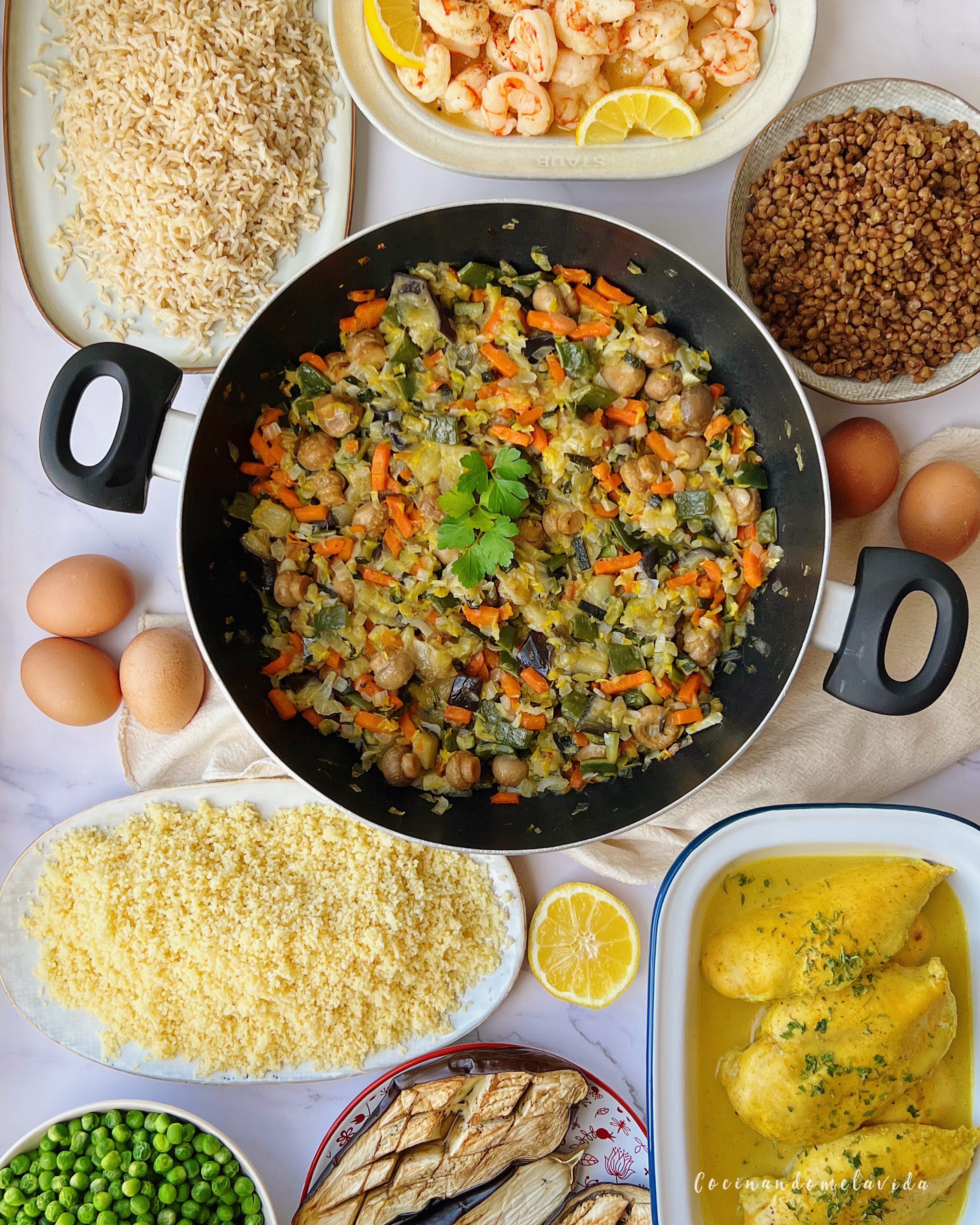BATCHCOOKING + RECETAS 12 DE MARZO 2023