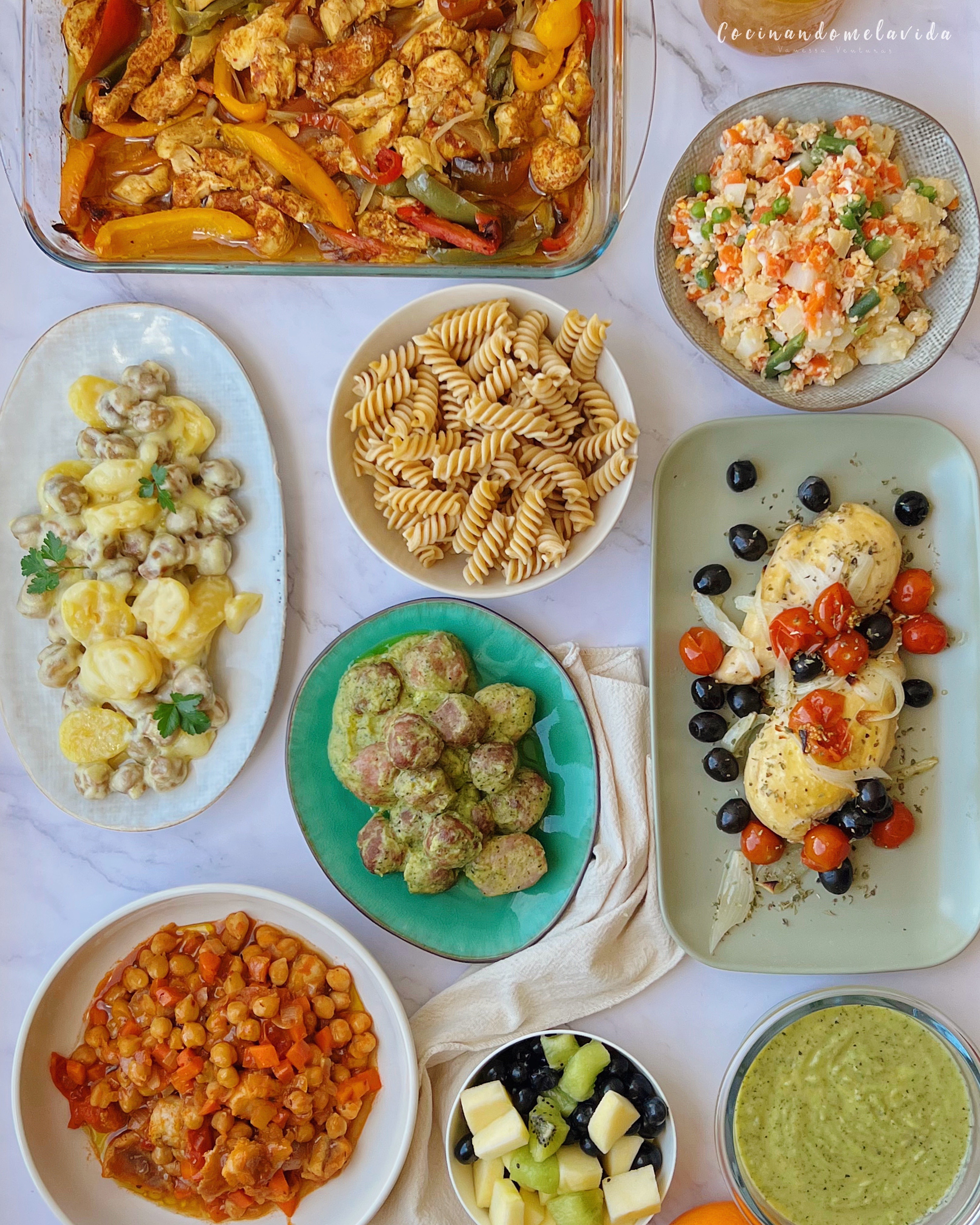 BATCH COOKING + RECETAS 16 DE ABRIL 2023