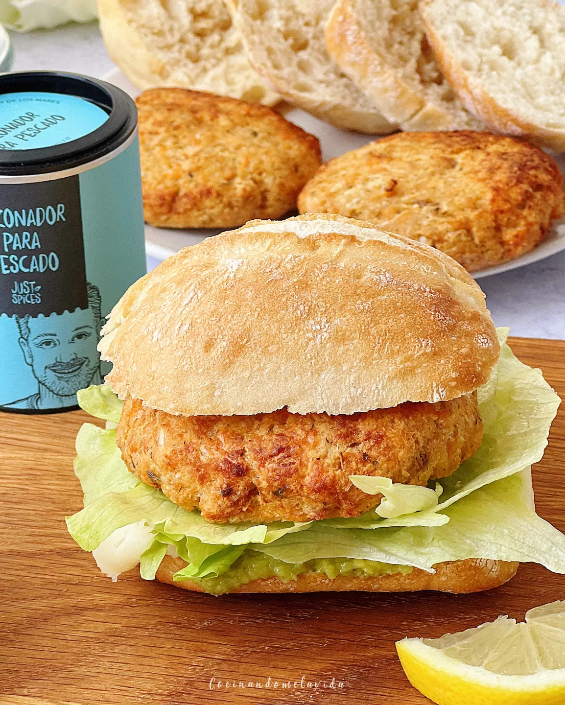 HAMBURGUESAS DE SALMÓN