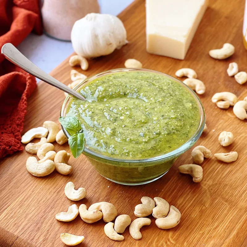SALSA PESTO DE ANACARDOS