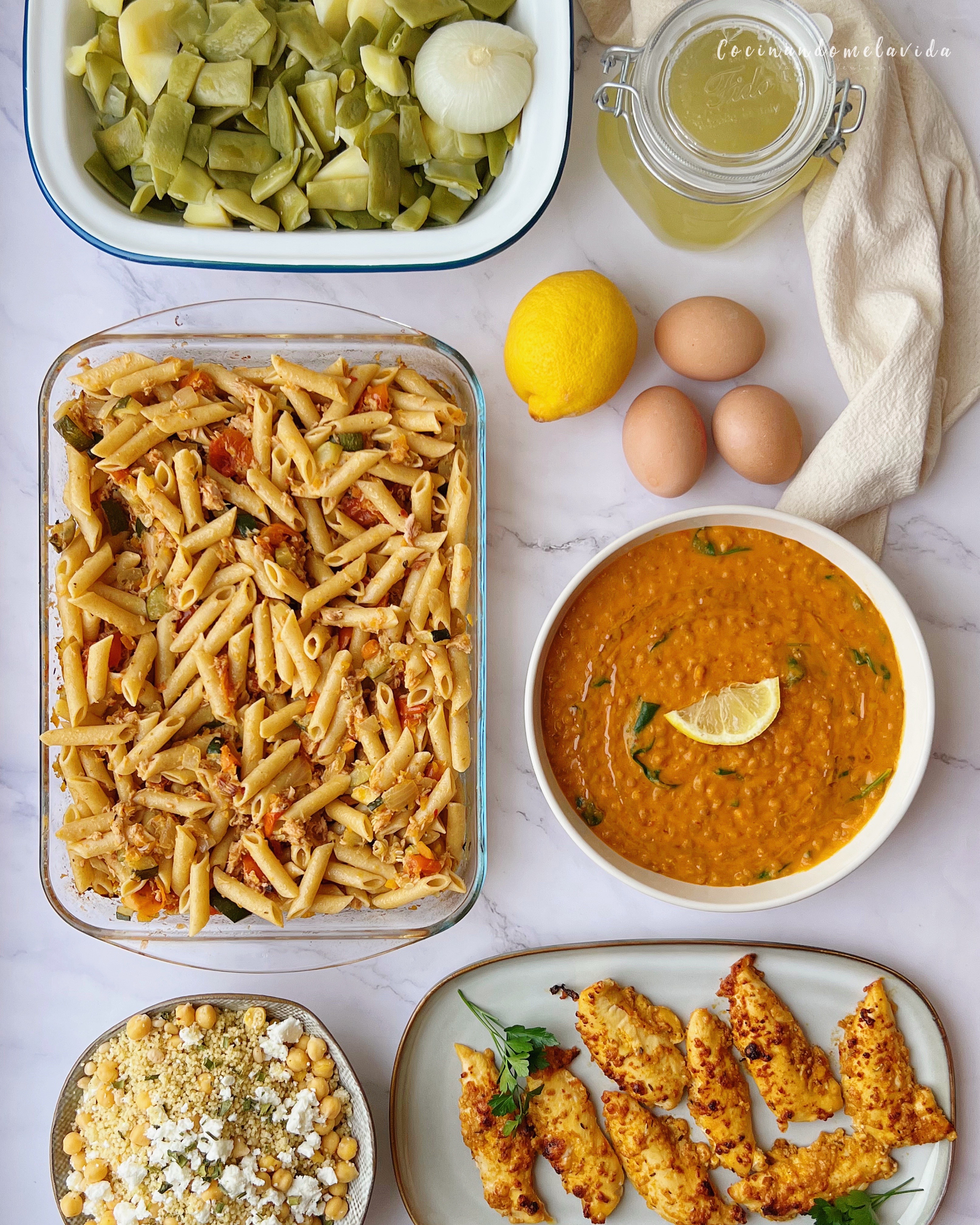 BATCH COOKING + RECETAS 30 DE ABRIL 2023