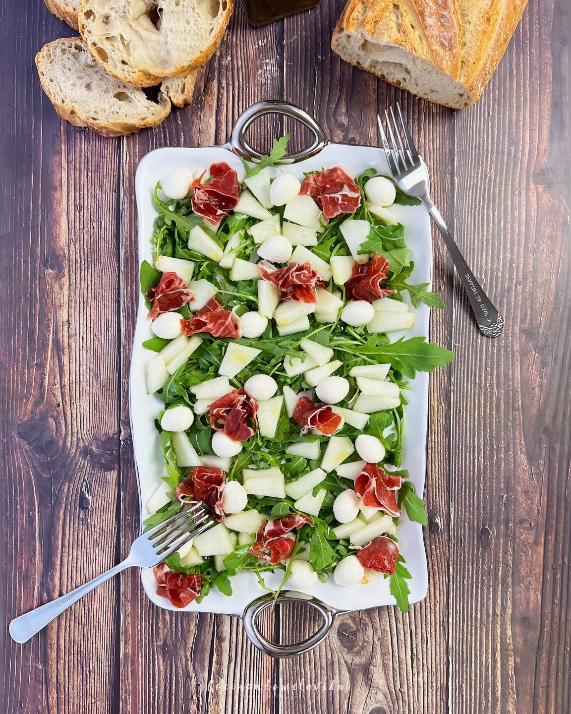 ENSALADA DE MELÓN CON JAMÓN