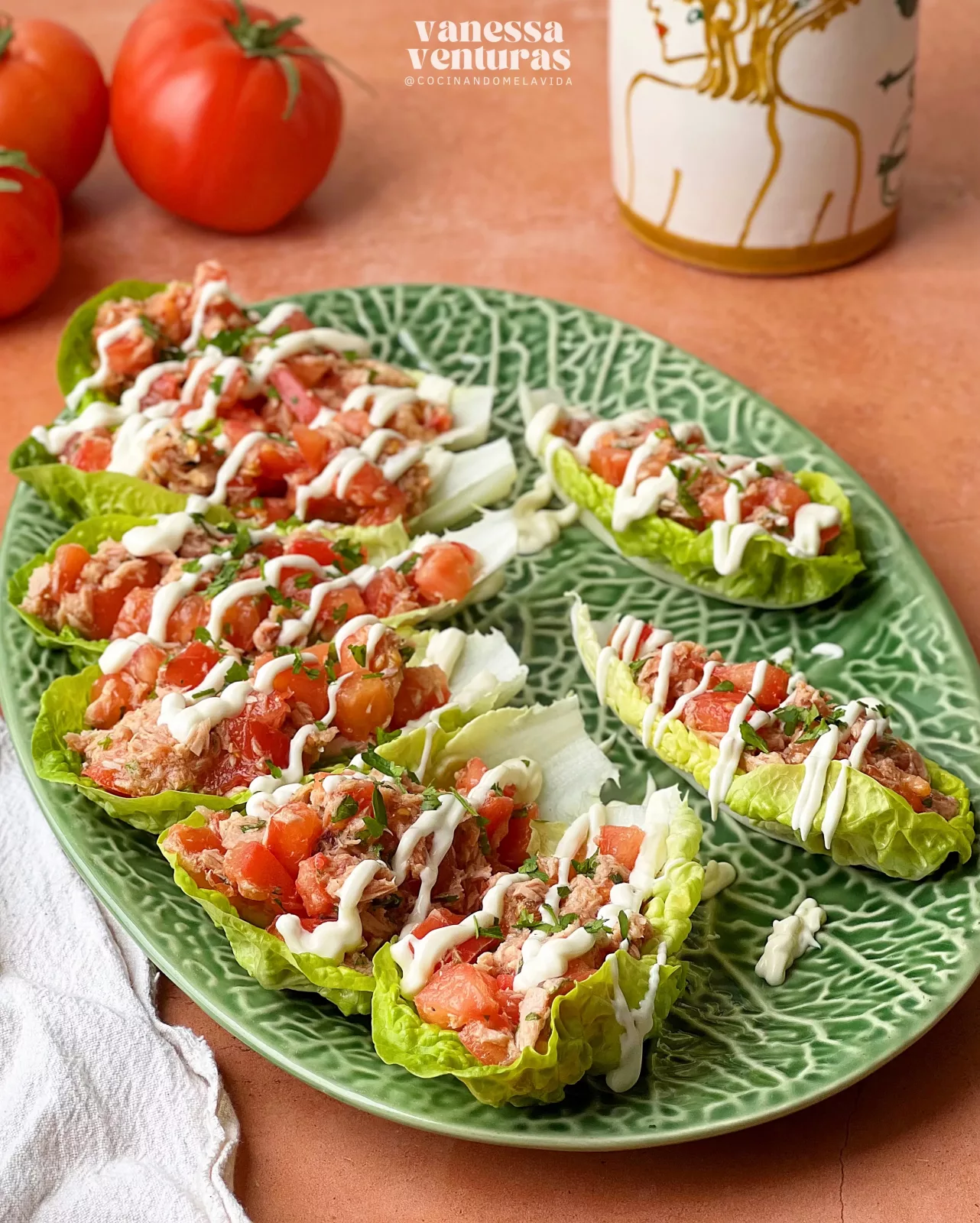 BARQUITAS DE LECHUGA RELLENAS