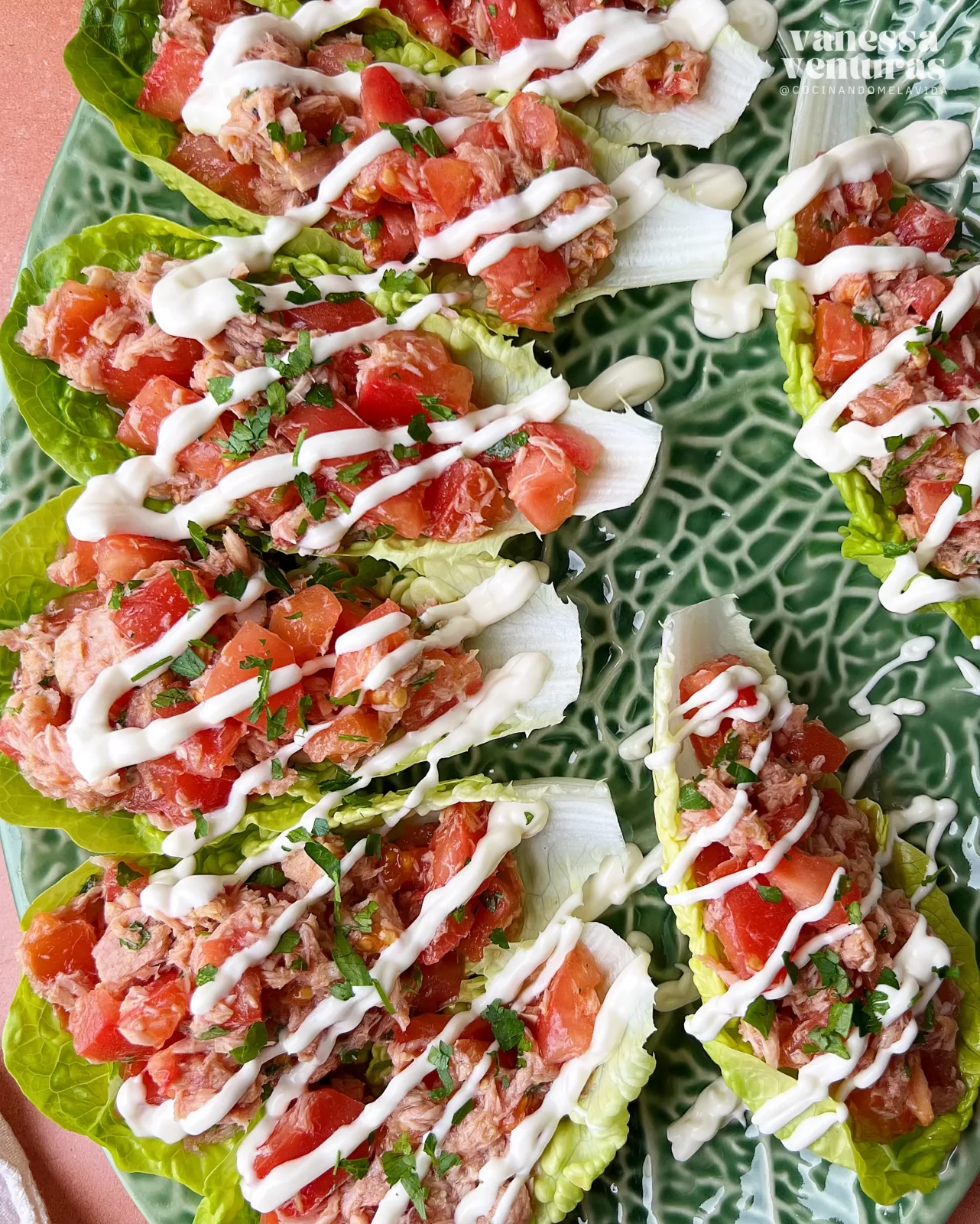 BARQUITAS DE LECHUGA RELLENAS