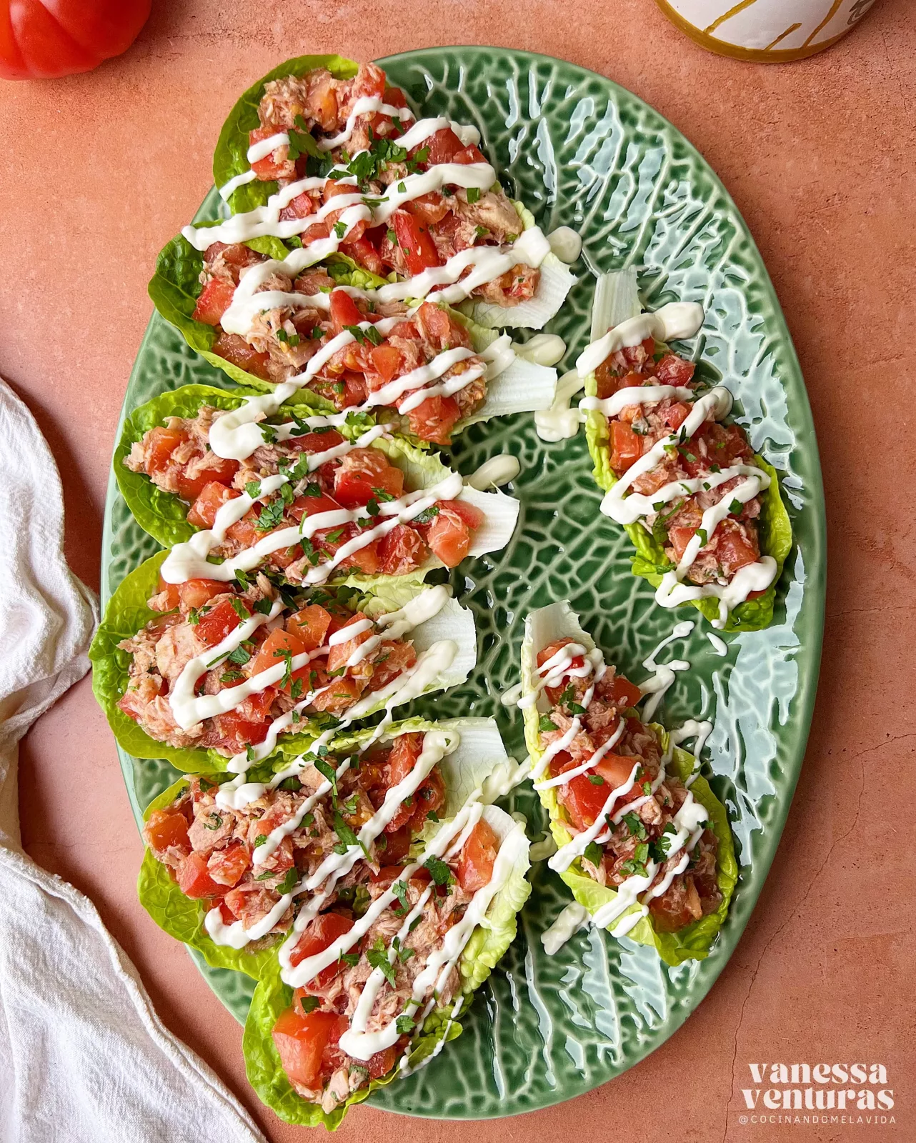 BARQUITAS DE LECHUGA RELLENAS
